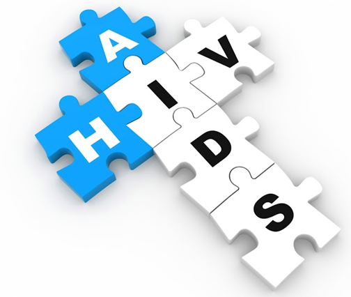 HIV Aids Words in a Puzzle