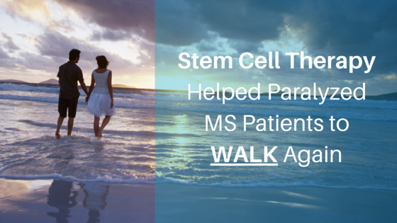 Stem Cell Therapy Helped Paralysed MS Patients to Walk Again