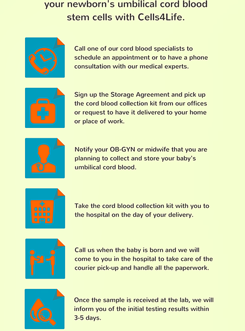 Simple Steps to Cord Blood Banking with Cells4Life (Middle East)